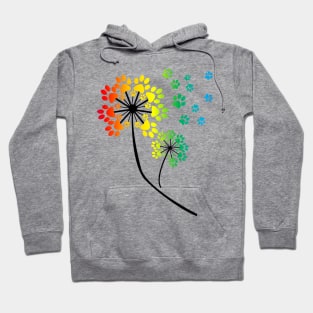 Dog LGBT Dandelion Hoodie